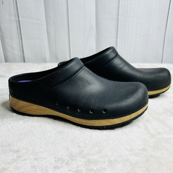 Dansko Women's Kane Molded Clog Slip On Mule Black Size EUR 39 US 9 - Picture 1 of 7